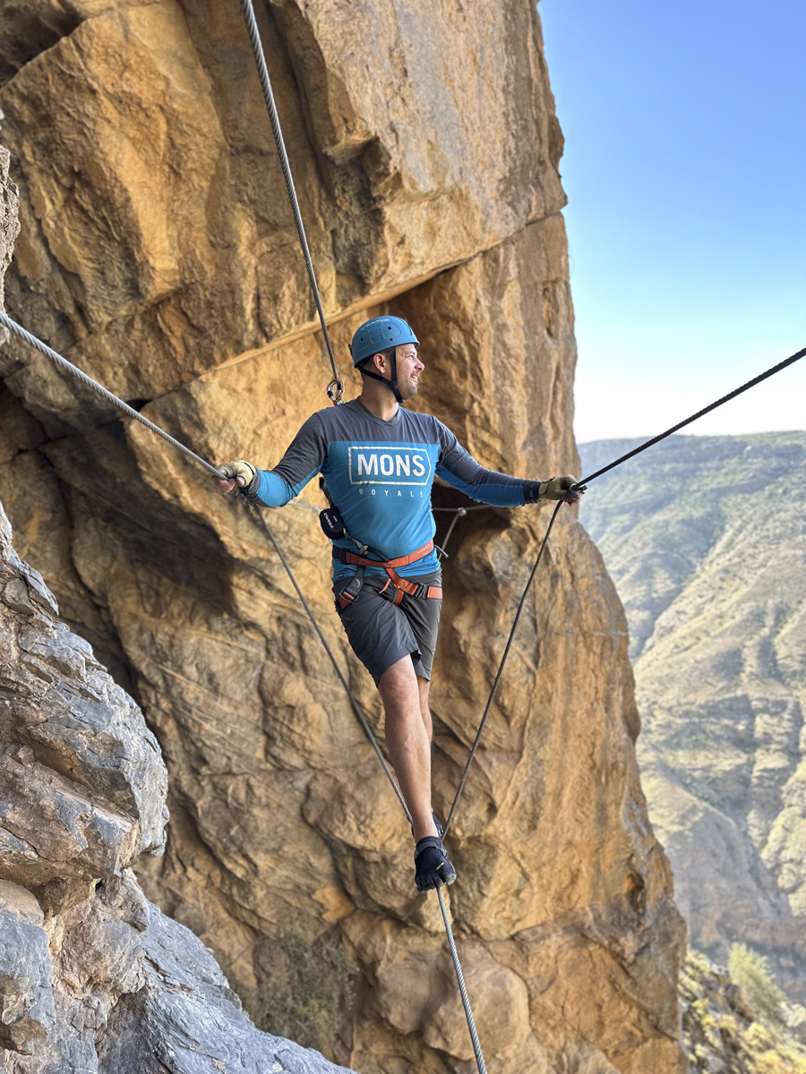 COCOtravel Oman Alila JabalAkhdar Klettersteig 2 COCOtravel Oman Alila JabalAkhdar Klettersteig 2
