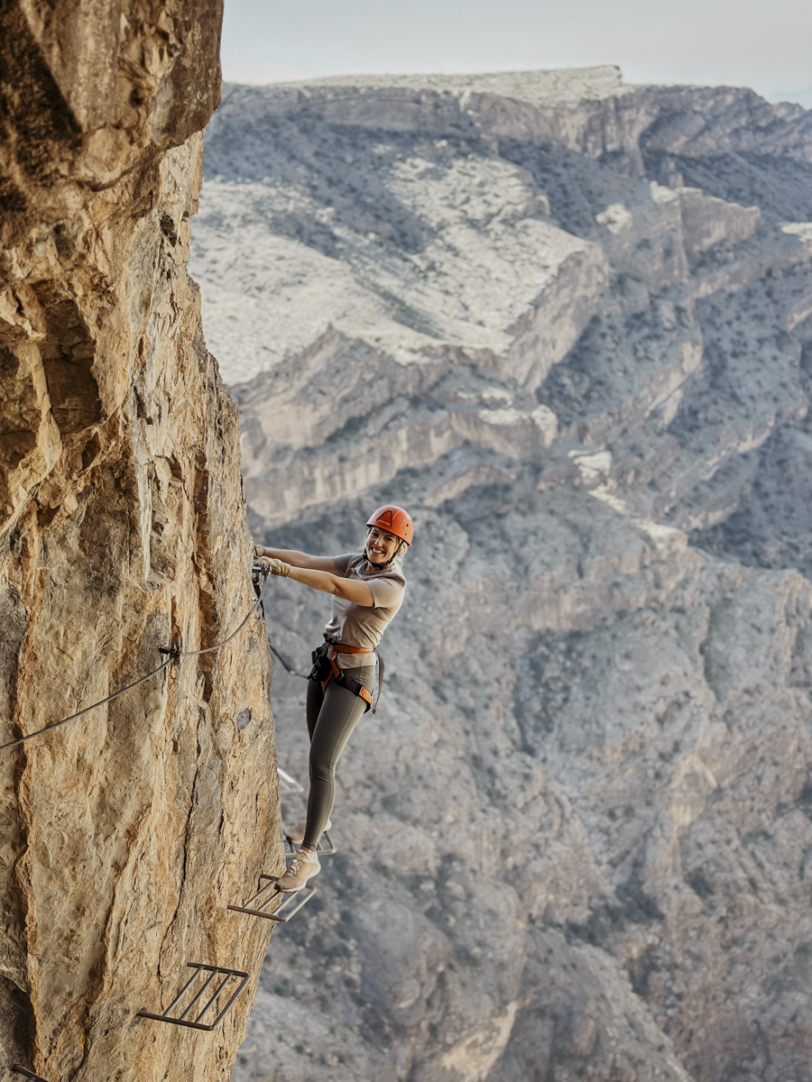 COCOtravel Oman Alila JabalAkhdar Klettersteig 8 COCOtravel Oman Alila JabalAkhdar Klettersteig 8
