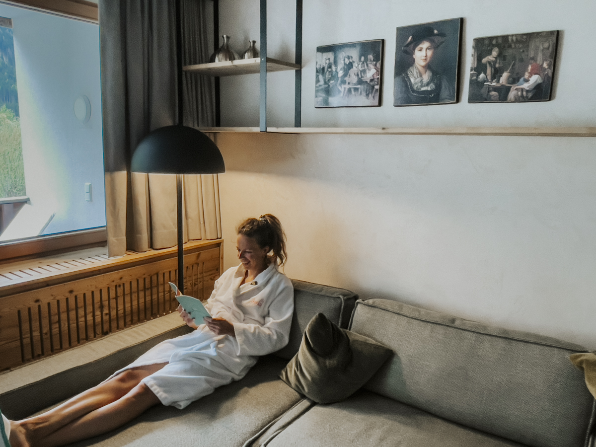 COCOtravel Oesterreich Jagdhof SofaBademantel