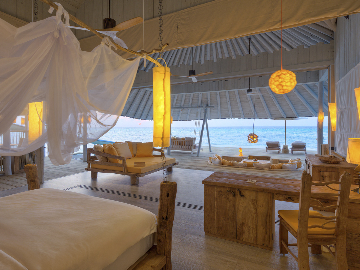 Soneva Secret Overwater Hideaway Stevie Mann for Soneva. All images remain the property of Soneva. Credits must be used in full and images must not be altered in any way Soneva Secret Overwater Hideaway Stevie Mann for Soneva. All images remain the property of Soneva. Credits must be used in full and images must not be altered in any way