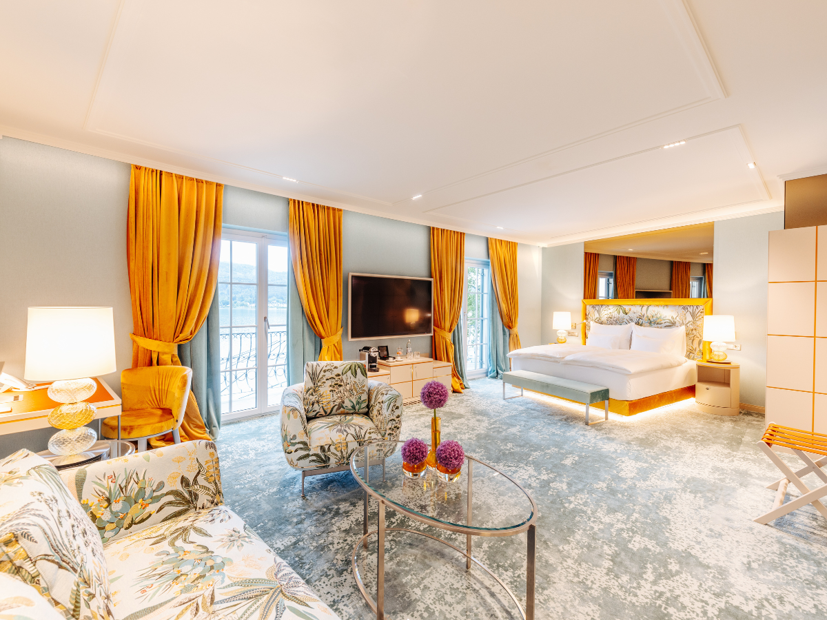 schloss seefels junior suite seeblick waschnig