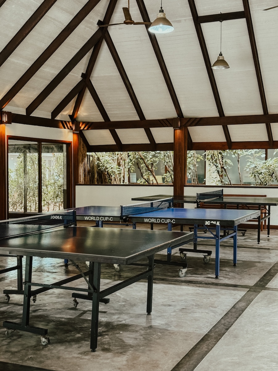 hoch COCOtravel villa nautica maldives sport tischtennis